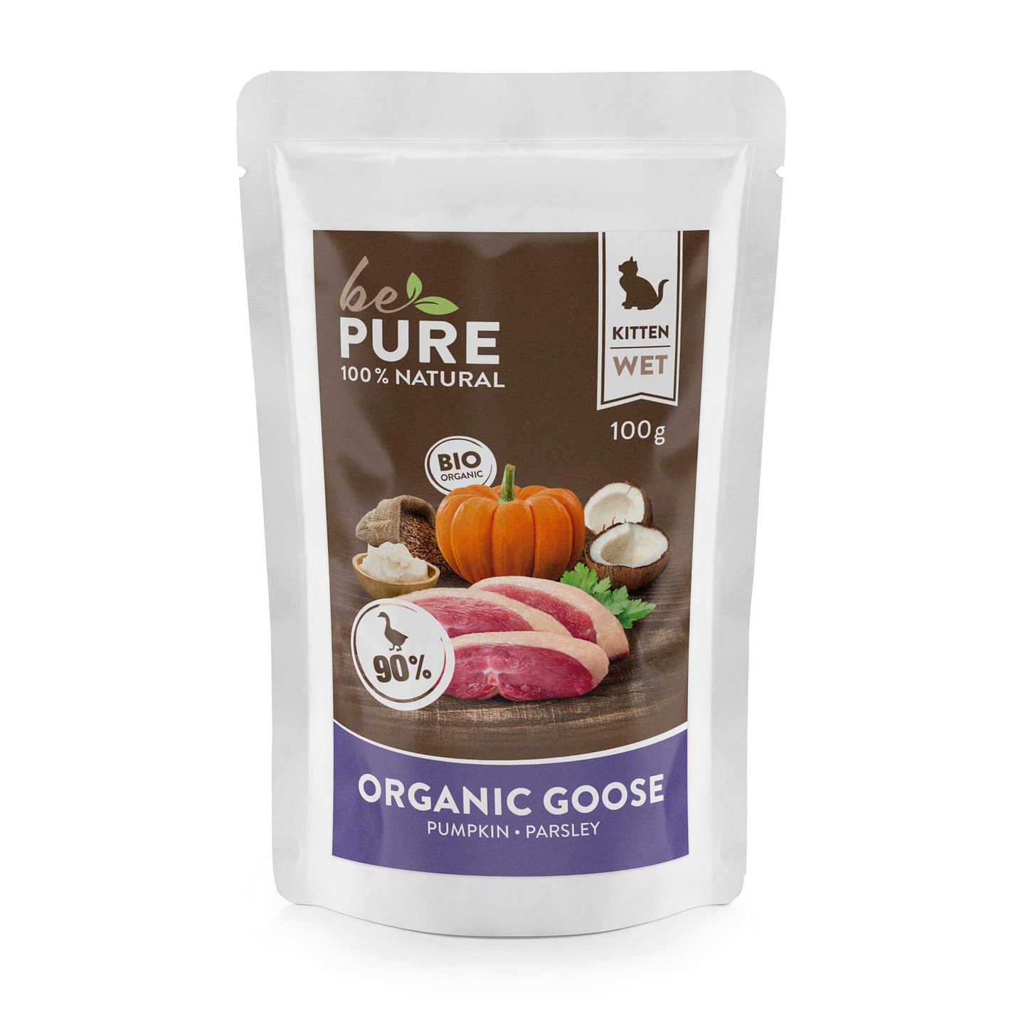 bePure Organic Goose Nassfutter für Katzen