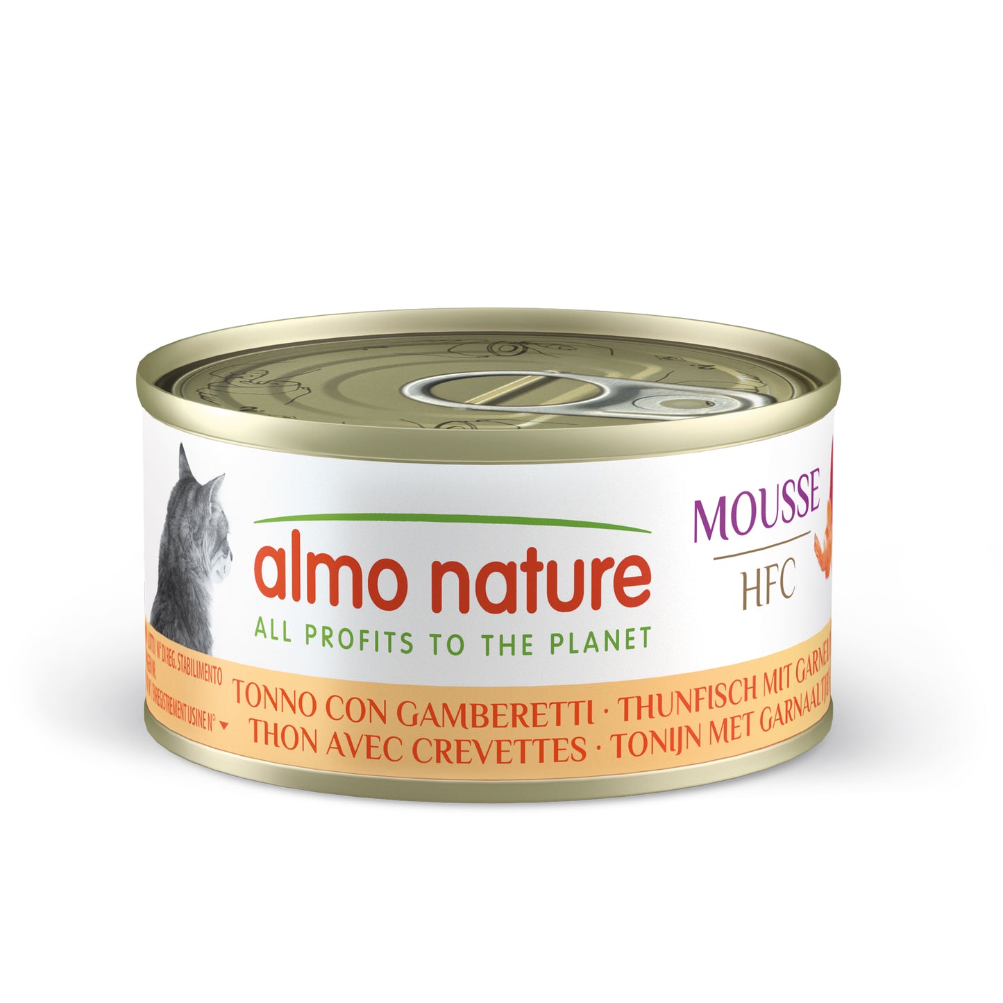 Almo Nature HFC Mousse Thunfisch und Garnelen Nassfutter für Katzen