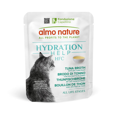 Almo Nature HFC Hydration mit Thunfisch und Brühe Nassfutter für Katzen