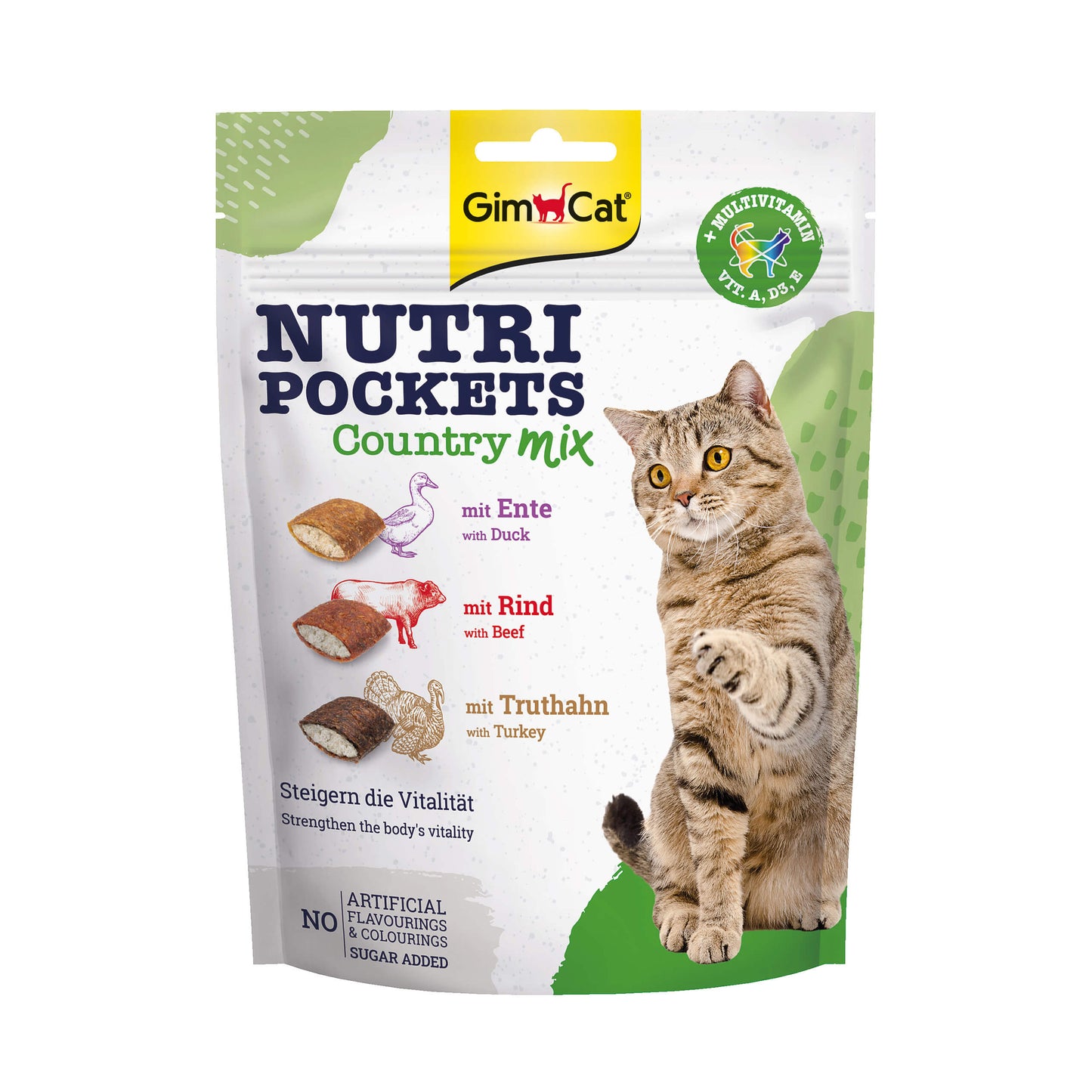 GimCat Nutri Pockets Country Mix Snack für Katzen