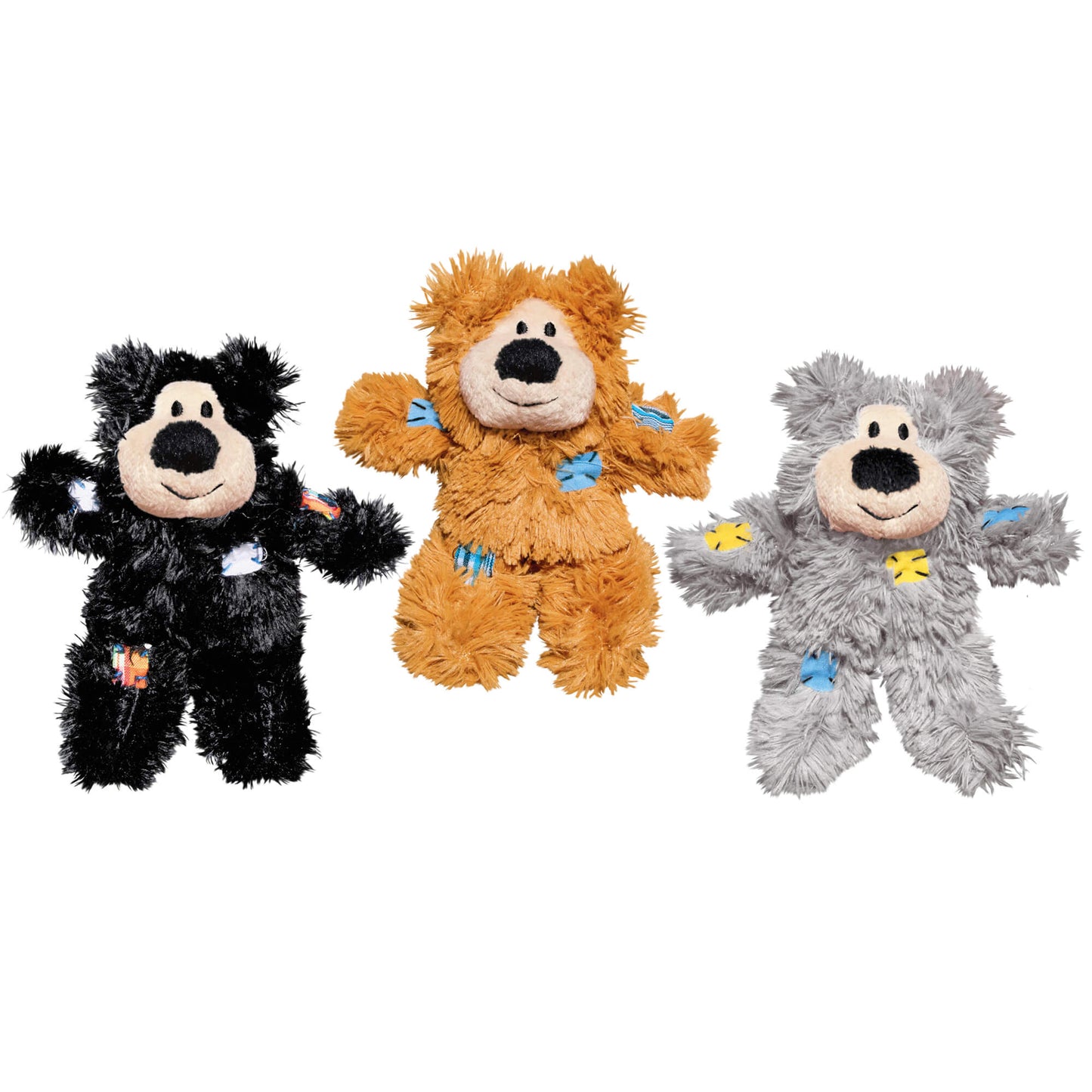 KONG Softies Patchwork Bear Spielzeug für Katzen
