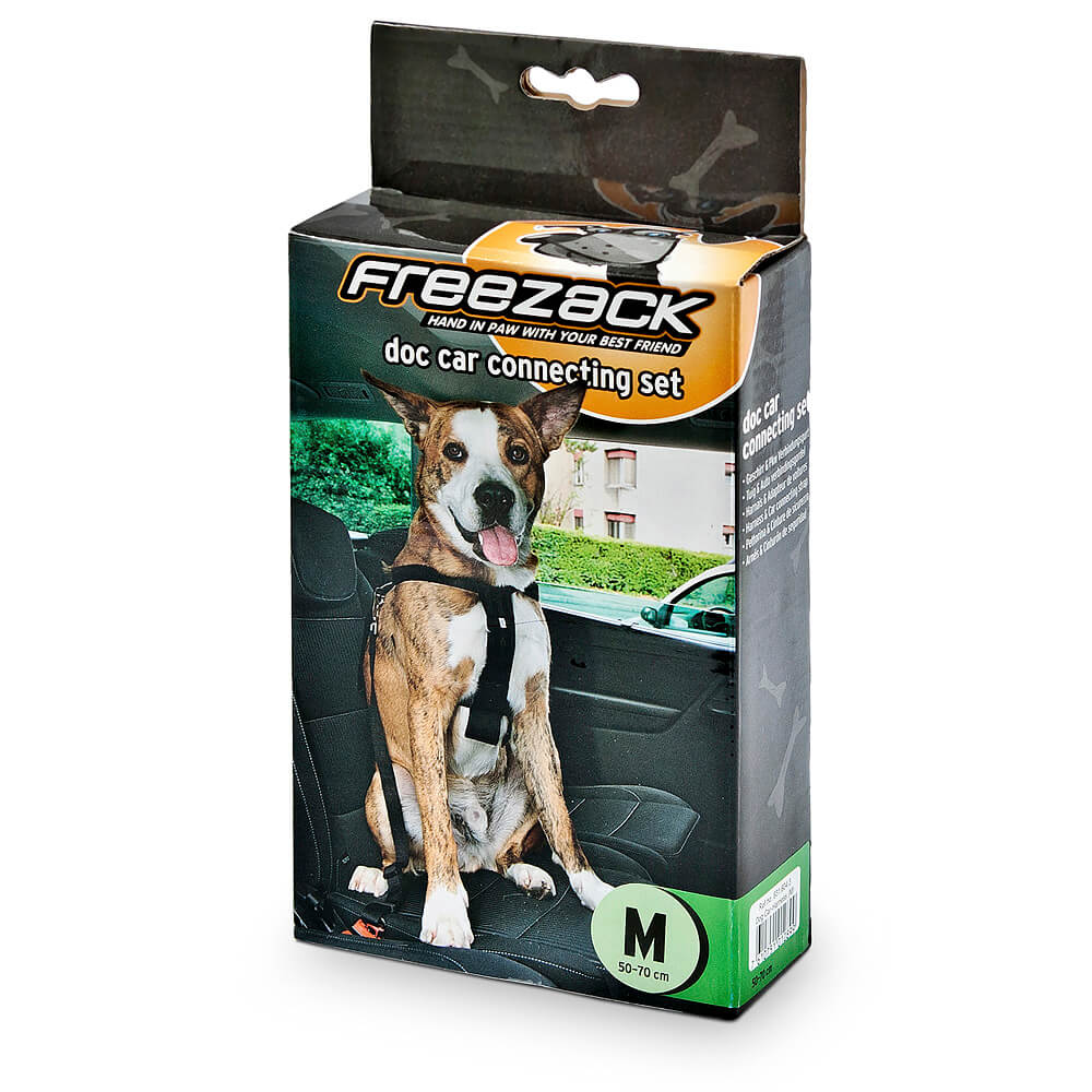 Freezack Sicherheitsgeschirr und Verbindungsgurt Reisezubehör für Hunde