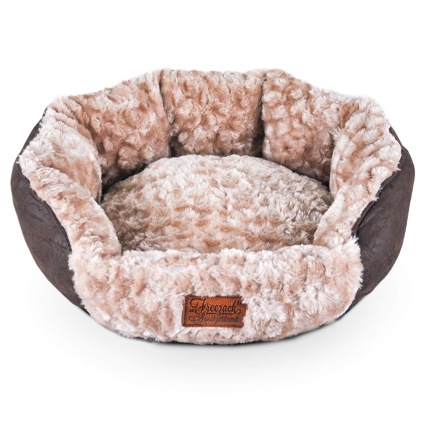 Freezack Open Volant Sherpa Bett für Hunde