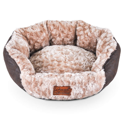 Freezack Open Volant Sherpa Bett für Hunde