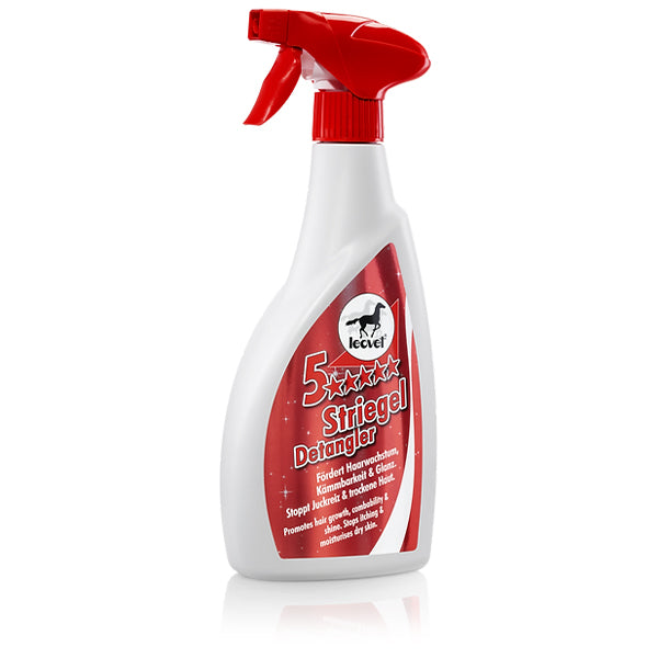 Leovet 5 Stern Mähnenstriegel Pflegemittel für Pferde