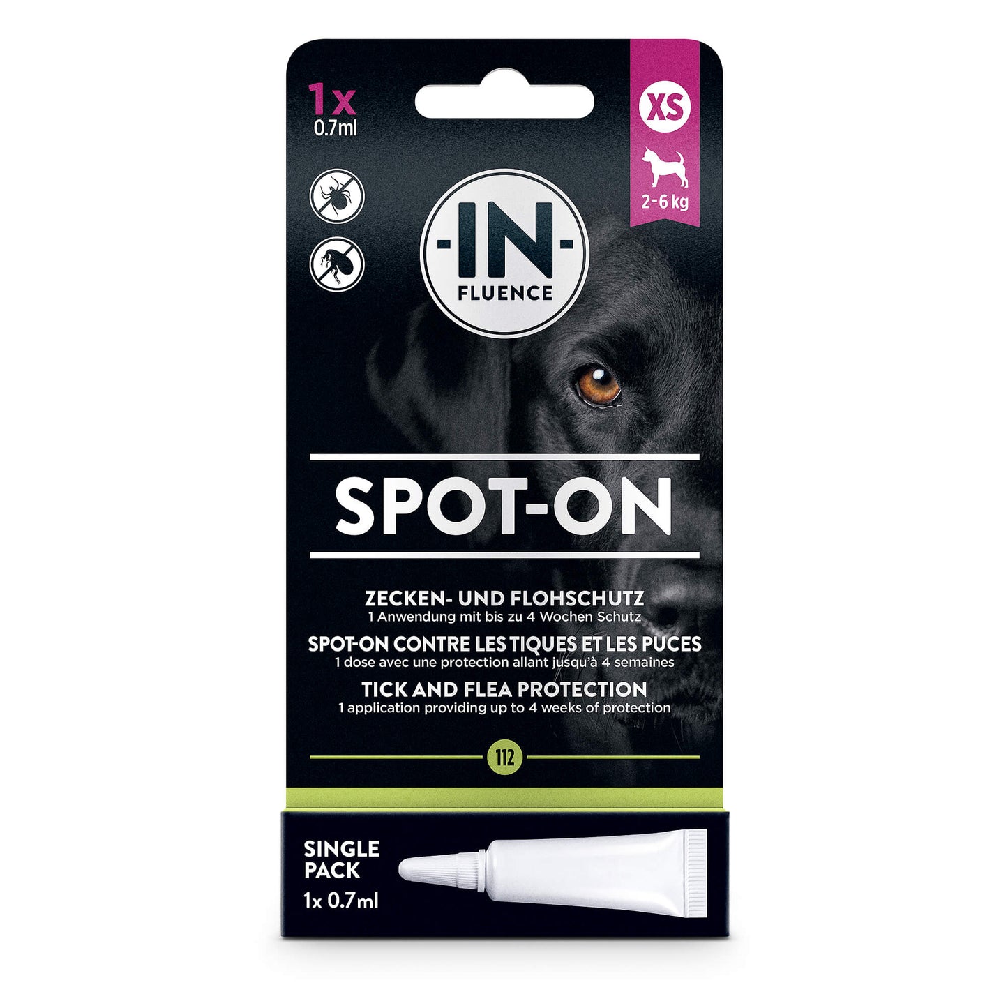 In-Fluence Spot-On Singlepack Parasitenschutz für Hunde