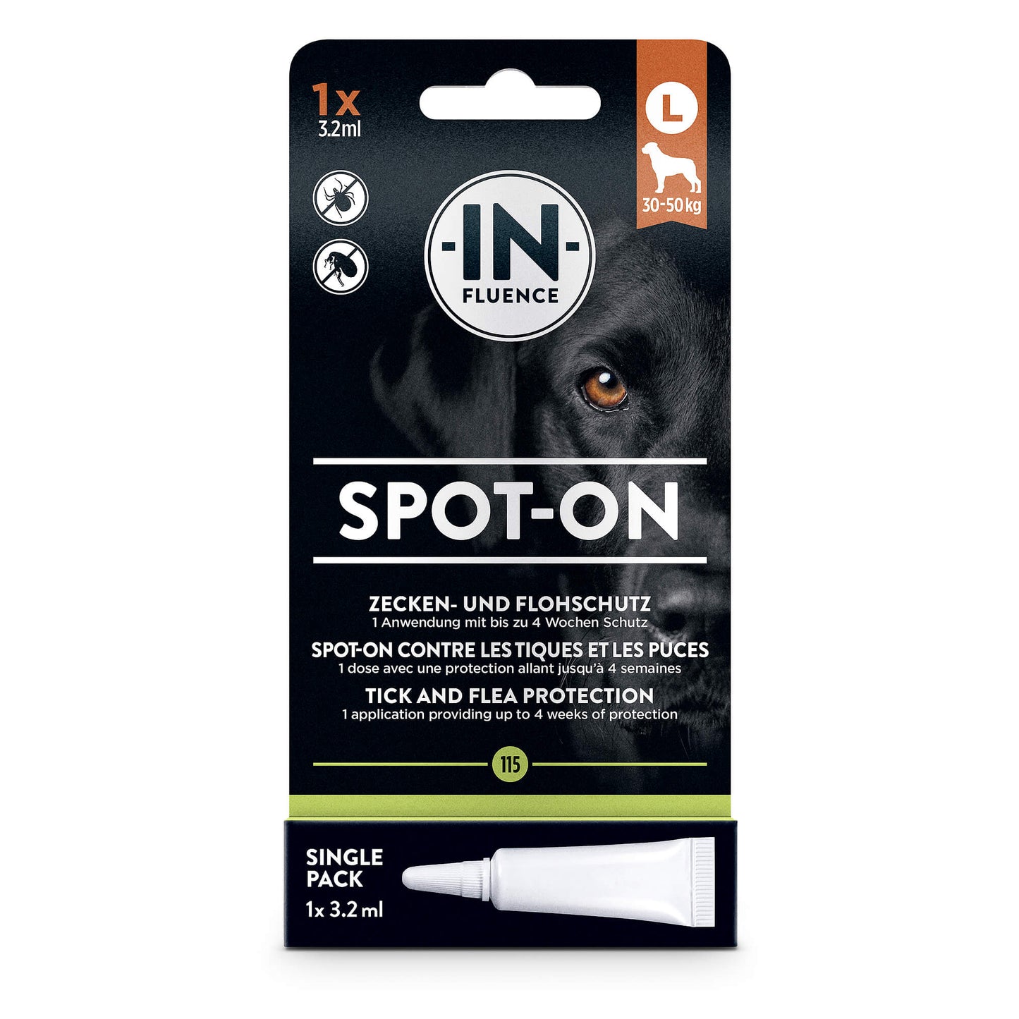 In-Fluence Spot-On Singlepack Parasitenschutz für Hunde