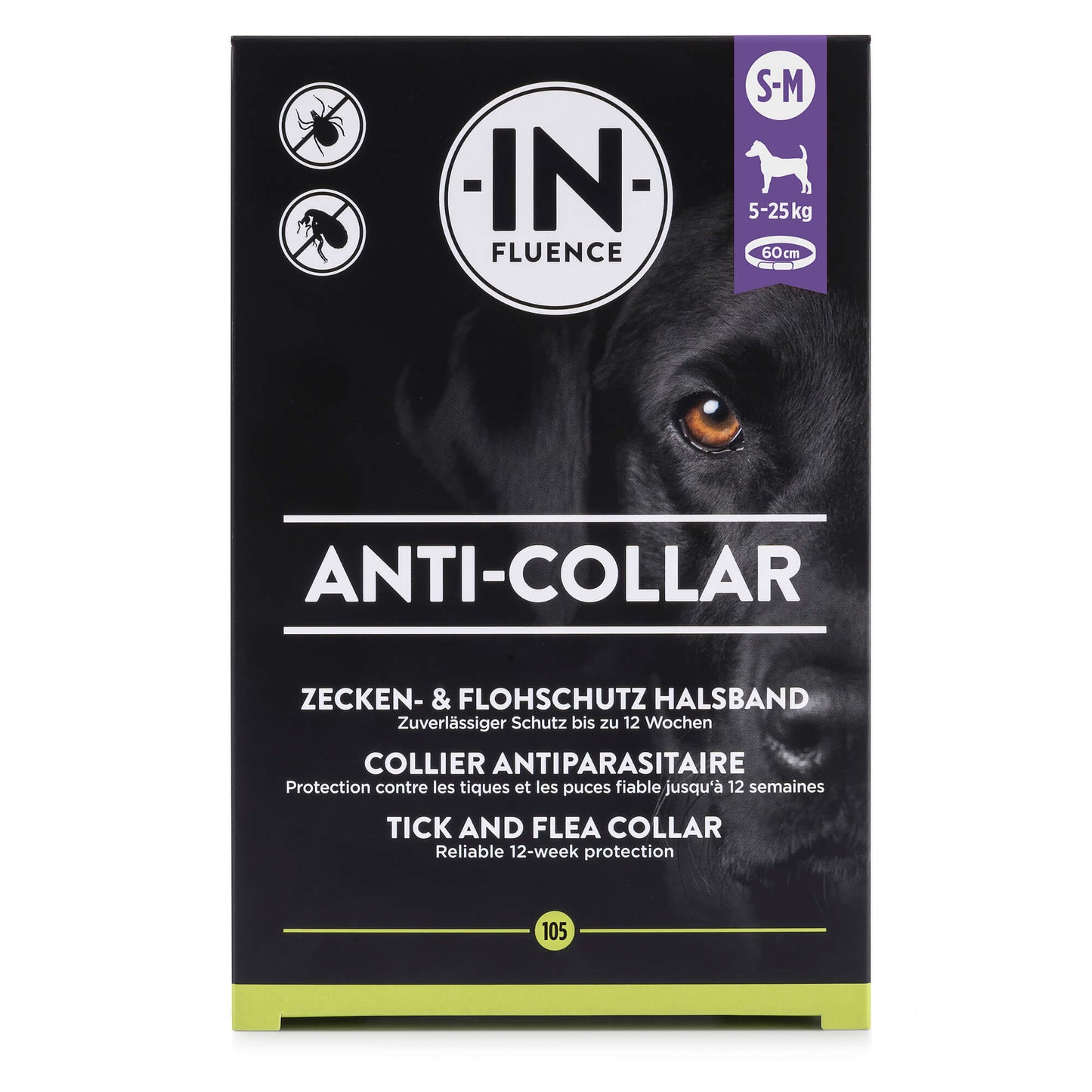 In-Fluence Anti-Collar Parasitenschutz für Hunde