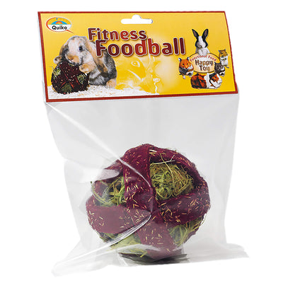 Quiko Fitness Foodball Rote Beete Snack für Chinchillas, Gerbils, Hamster, Kaninchen, Meerschweinchen, Degus, Mäuse und Ratten