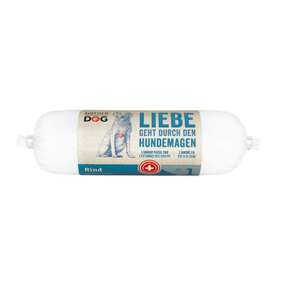 naturaDog Rind & Reis Terrine Nassfutter für Hunde