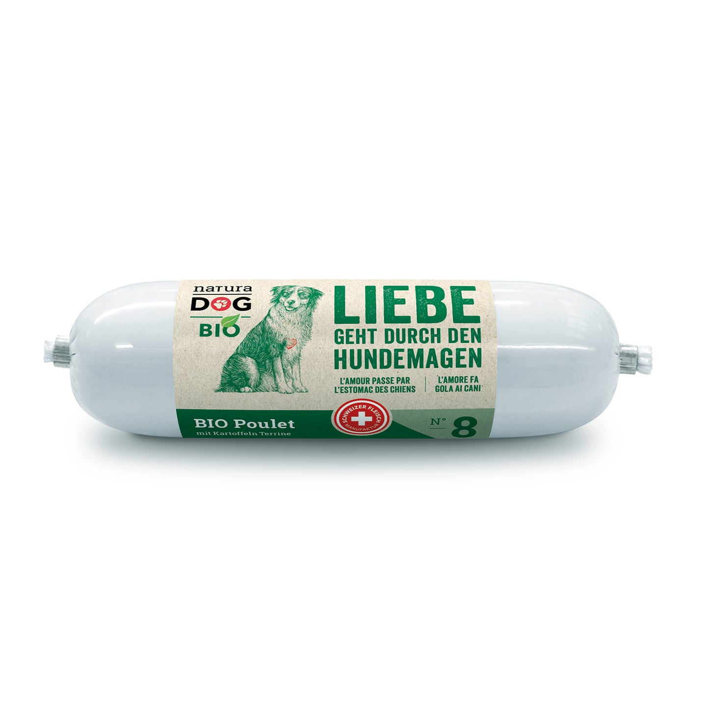 naturaDog Bio Poulet Terrine mit Kartoffeln Nassfutter für Hunde