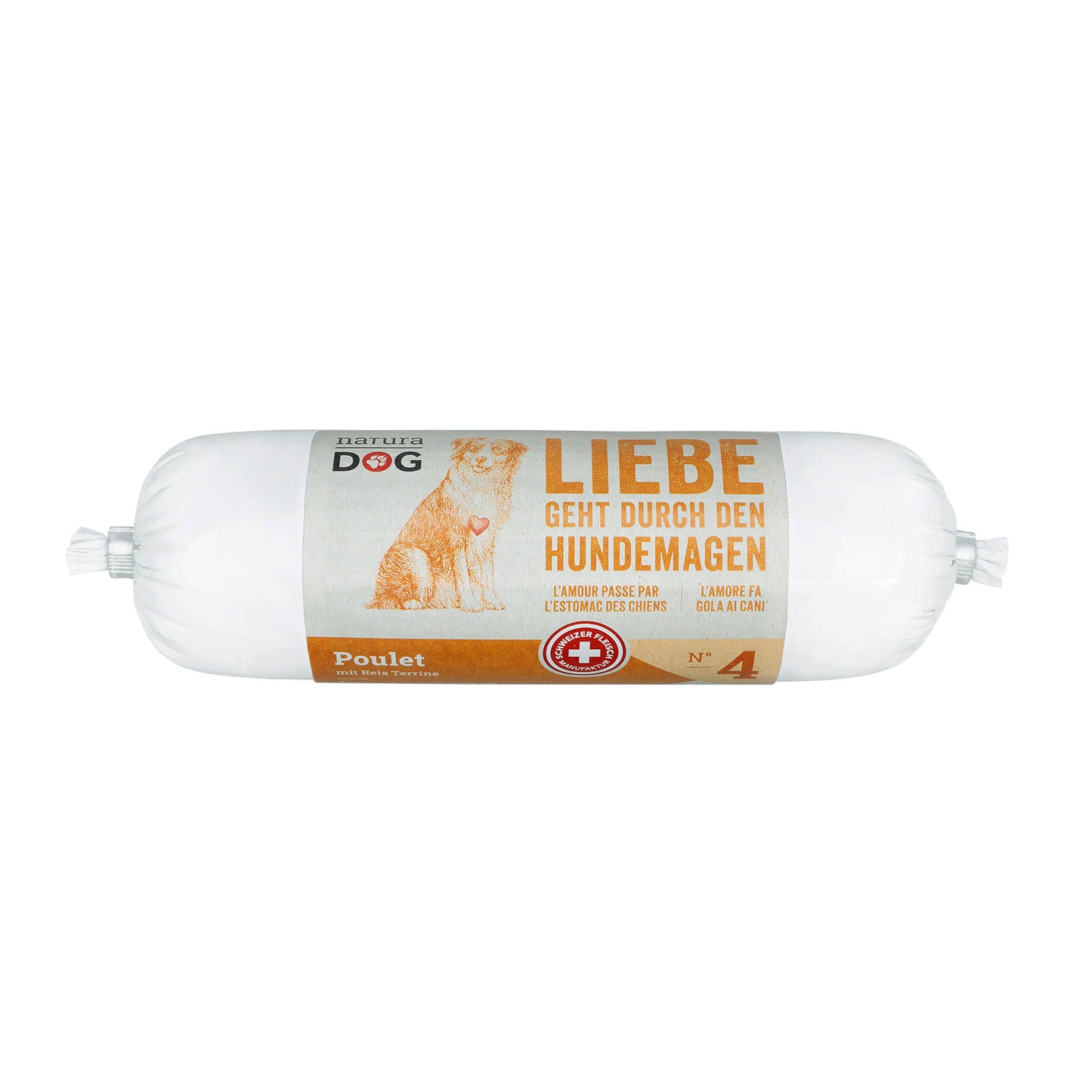 naturaDog Poulet & Reis Terrine Nassfutter für Hunde