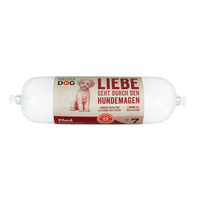 naturaDog Pferd & Gemüse Terrine Nassfutter für Hunde