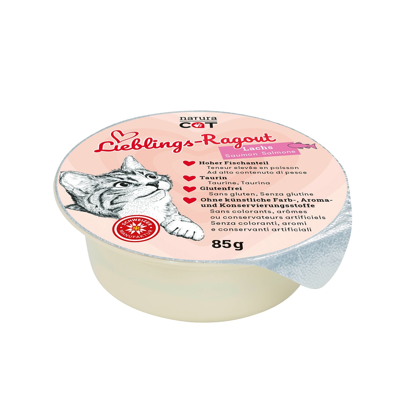 naturaCat Lachs Ragout Nassfutter für Katzen