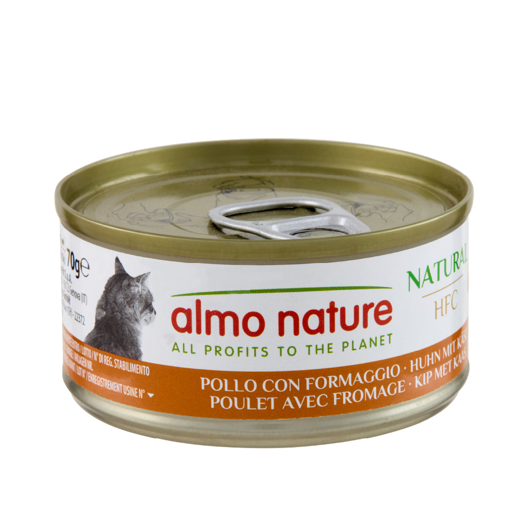 Almo Nature HFC Natural Cat Huhn mit Käse Nassfutter für Katzen