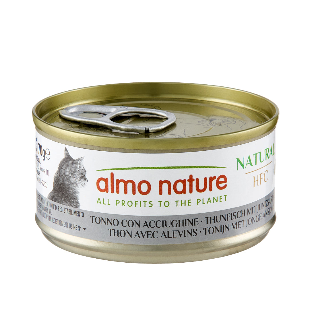 Almo Nature HFC Natural Cat Thunfisch mit Jungsardellen Nassfutter für Katzen