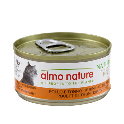 Almo Nature HFC Natural Cat Huhn und Thunfisch Nassfutter für Katzen