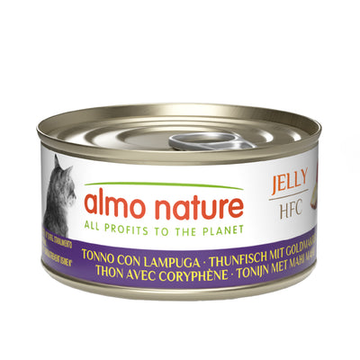 Almo Nature HFC Jelly Thunfisch mit Goldmakrele Nassfutter für Katzen