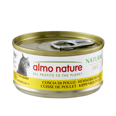 Almo Nature HFC Natural Cat Hühnerschenkel Nassfutter für Katzen