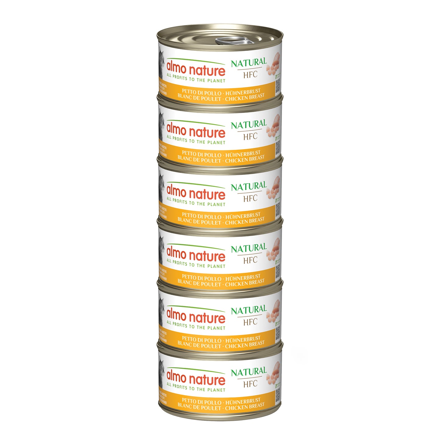 Almo Nature Multipack mit Hühnerbrust Nassfutter für Katzen