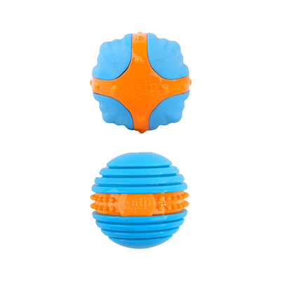 All for Paws Dual Squeeze Ball Spielzeug für Hunde