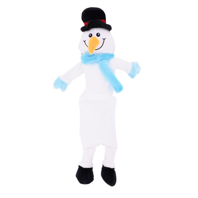 All for Paws Long Body Schneemann Spielzeug für Hunde