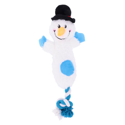 All for Paws Merry Tug & Fetch Schneemann Spielzeug für Hunde
