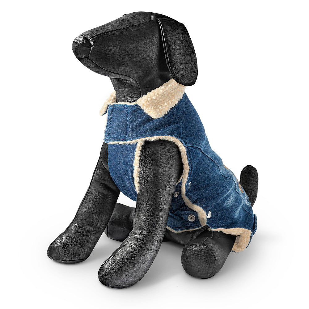 Freezack Skull Jeans Mantel für Hunde