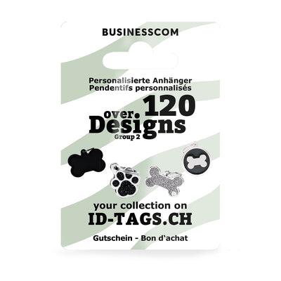 Businesscom Gutscheinkarte 120 Designs Accessoire