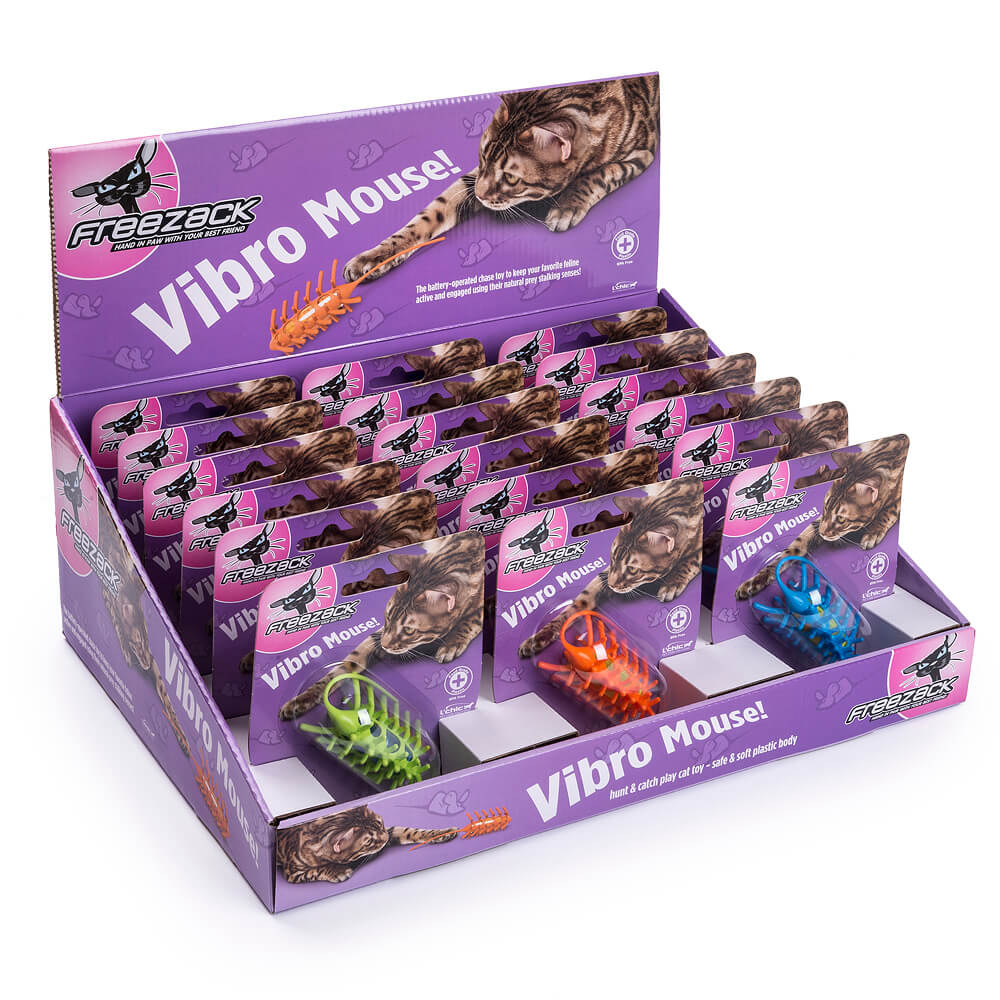 Freezack Vibro Mouse Display (3 x 6Stk. assort.)