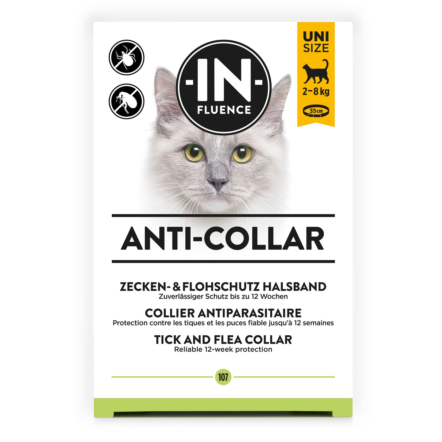 In-Fluence Anti-Collar Parasitenschutz für Katzen