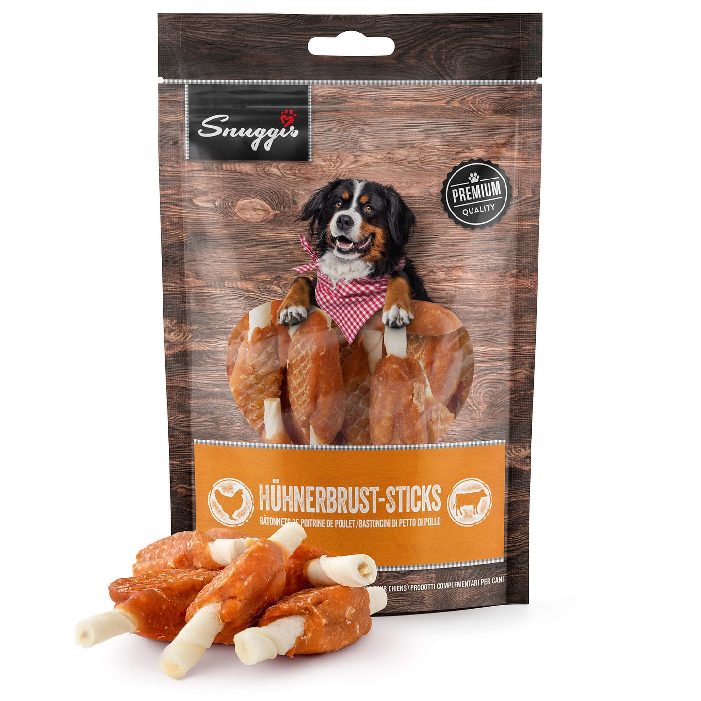 Snuggis Hühnerbrust-Sticks Snack für Hunde