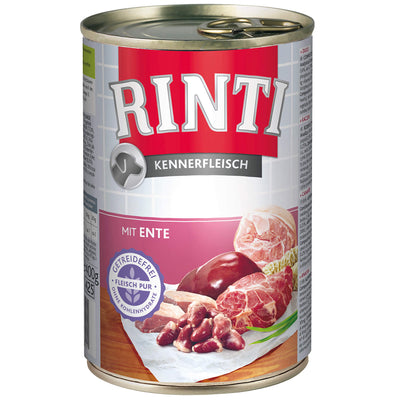 Rinti Kennerfleisch Ente Nassfutter für Hunde