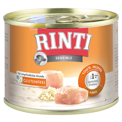 Rinti Sensible Huhn und Reis Nassfutter für Hunde