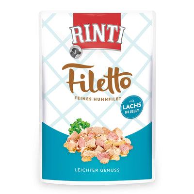 Hund Nassfutter "Filetto" Huhn/Lachs in Jelly