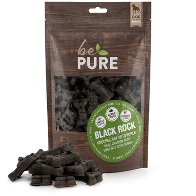 Hund Snack "Black Rock" Aktiv Kohle