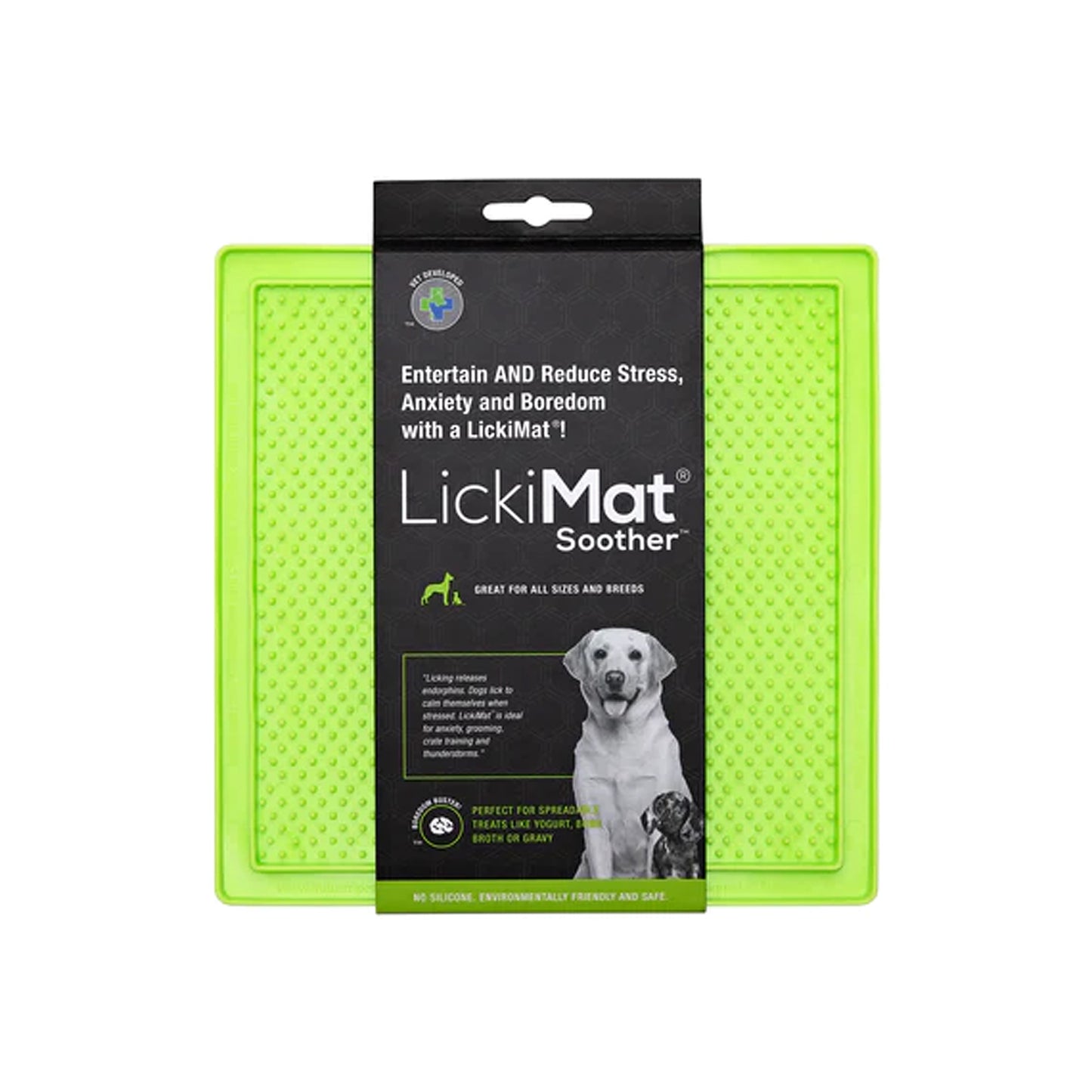 Hund Napf "LickiMat® Soother™" Grün