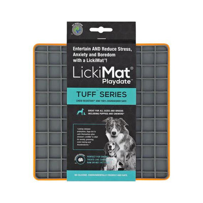 Hund Napf "LickiMat® Playdate™ Tuff™" Orange