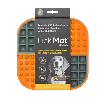 Hund Napf "LickiMat® Slomo™" Orange