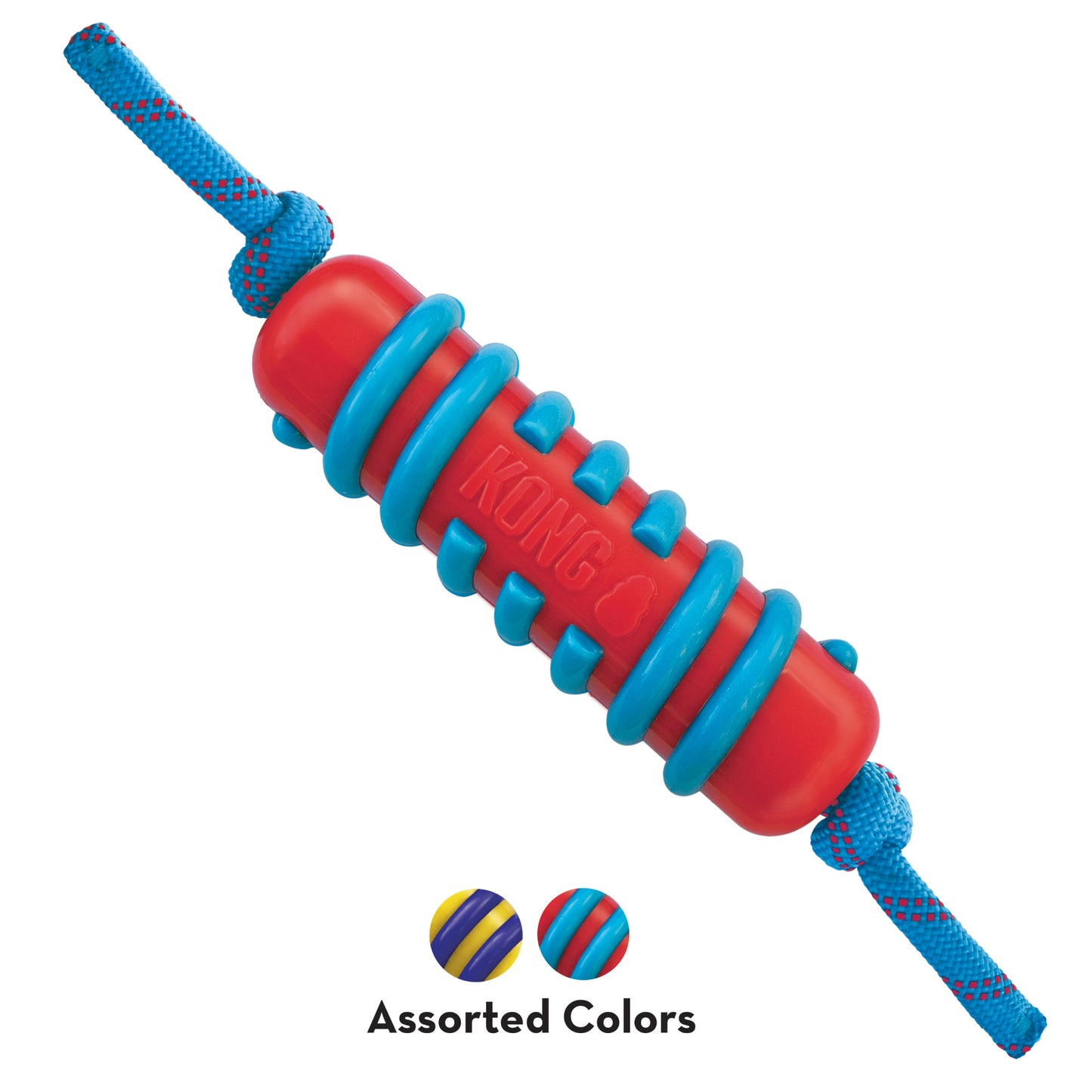 Hunde Spielzeug "Jaxx Brights Stick W/Rope" Assort