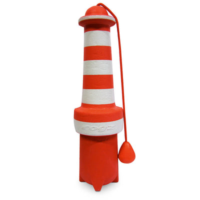 Hund Spielzeug "Lighthouse" rot/weiss