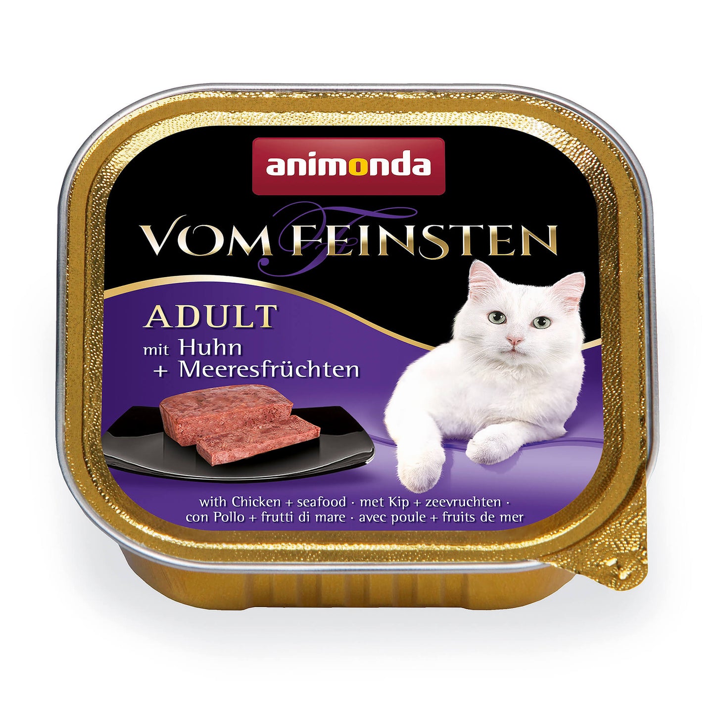 Katze Nassfutter "VF Adult" Huhn/Meeresfrüchten