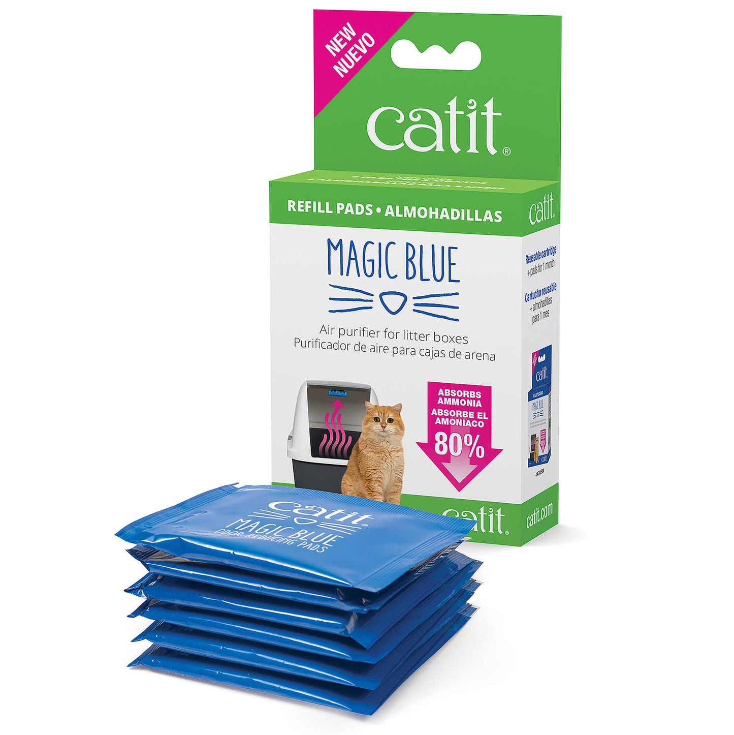 Katze Toilette Luftreiniger "Magic Blue"