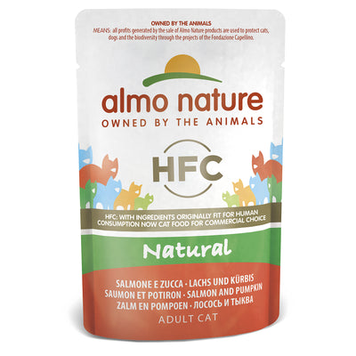 Katze Nassfutter "HFC Natural" Lachs/Kürbis