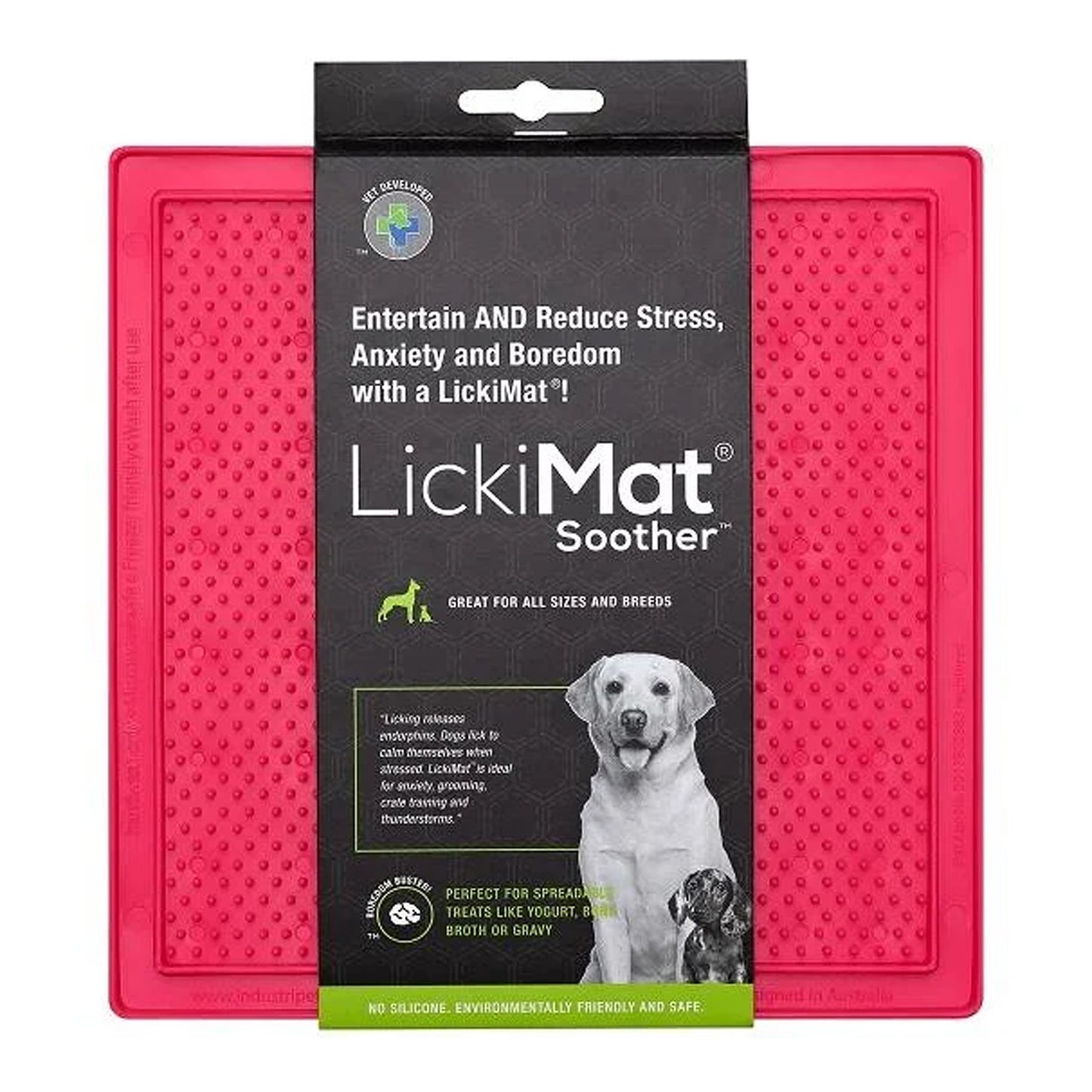 Katze Napf "LickiMat® Soother™" Pink