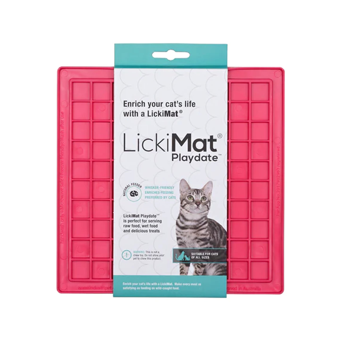 Katze Napf "LickiMat® Playdate™" Pink