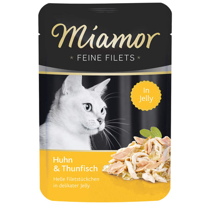 Katze Nassfutter "Feine Filets" Huhn/Thun