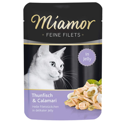 Katze Nassfutter "Feine Filets" Thun/Calamari