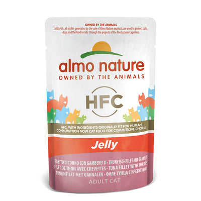 Katze Nassfutter "HFC Jelly" Thunfisch/Garnelen