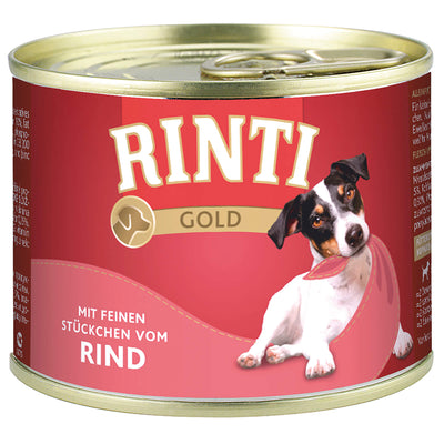 Hund Nassfutter "Gold" Rindstückchen